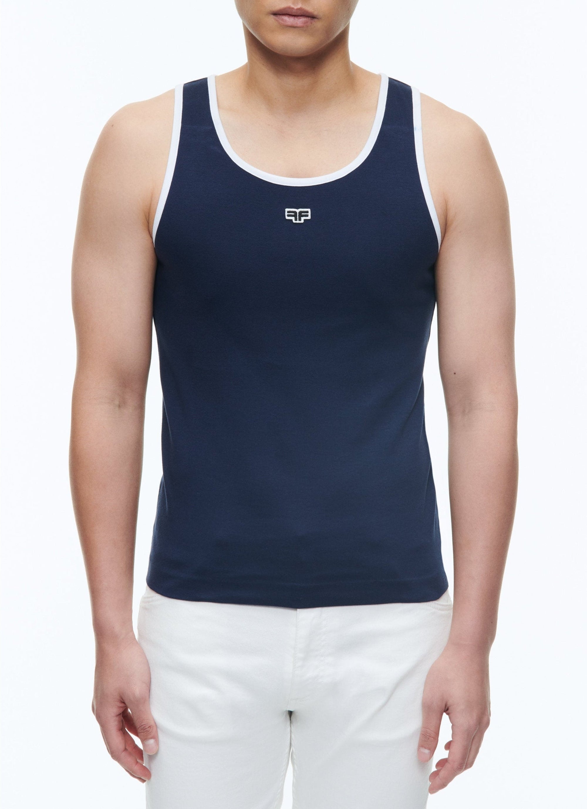 Débardeur avec logo - Marine