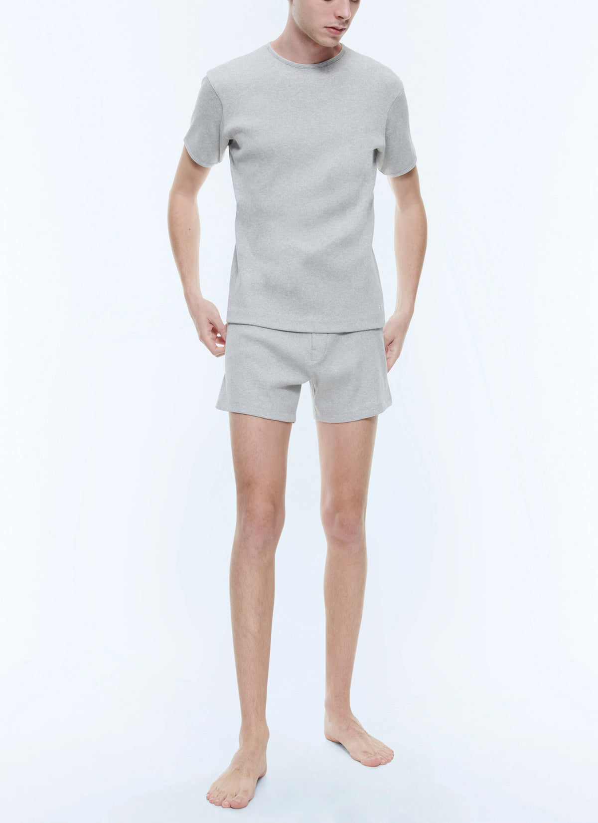 Gris Chiné Clair T-shirt - Gris Chiné Clair