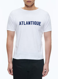 T-shirt, printed on front - White