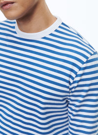 T-shirt rayé à manches longues - Ceruleen