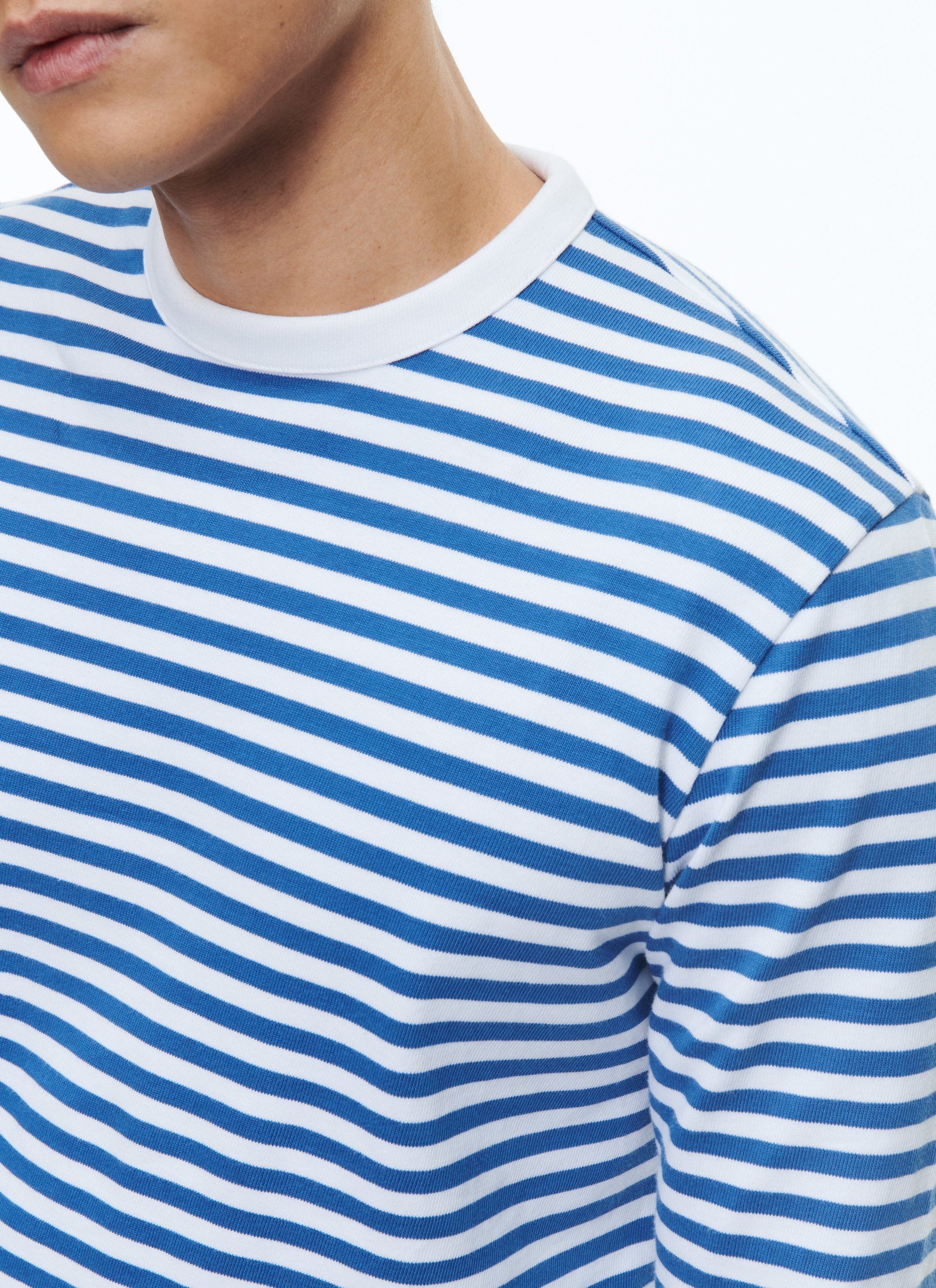 T-shirt rayé à manches longues - Ceruleen
