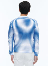 T-shirt rayé à manches longues - Ceruleen