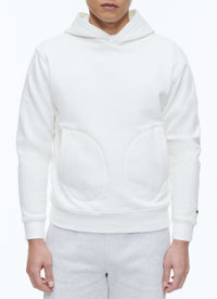 Sweat à capuche à poches - Blanc