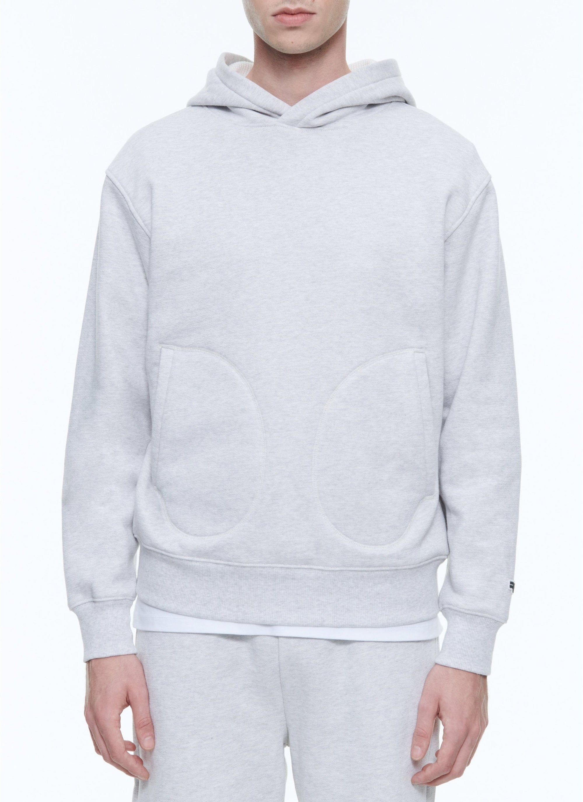 Pocket hoodie - Heather Grey