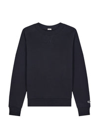 Cotton crew-neck jumper - Black