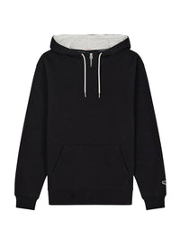 Sweatshirt à col rond en coton - Noir