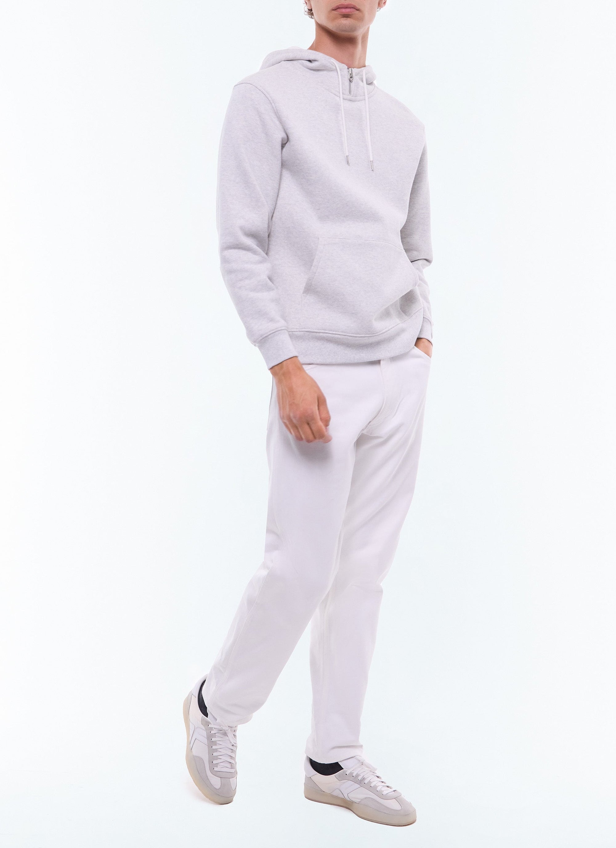 Honeycomb hoodie - Heather Grey