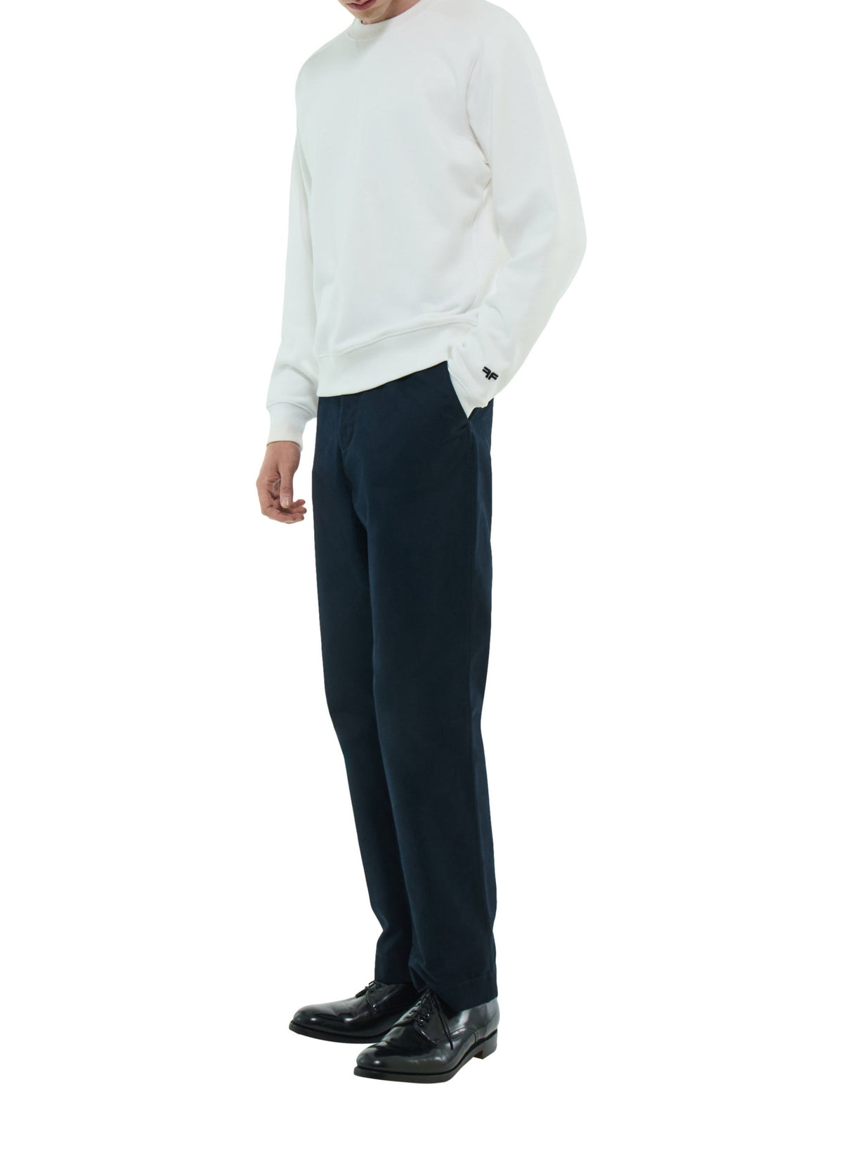Sweatshirt en jersey de coton - Blanc