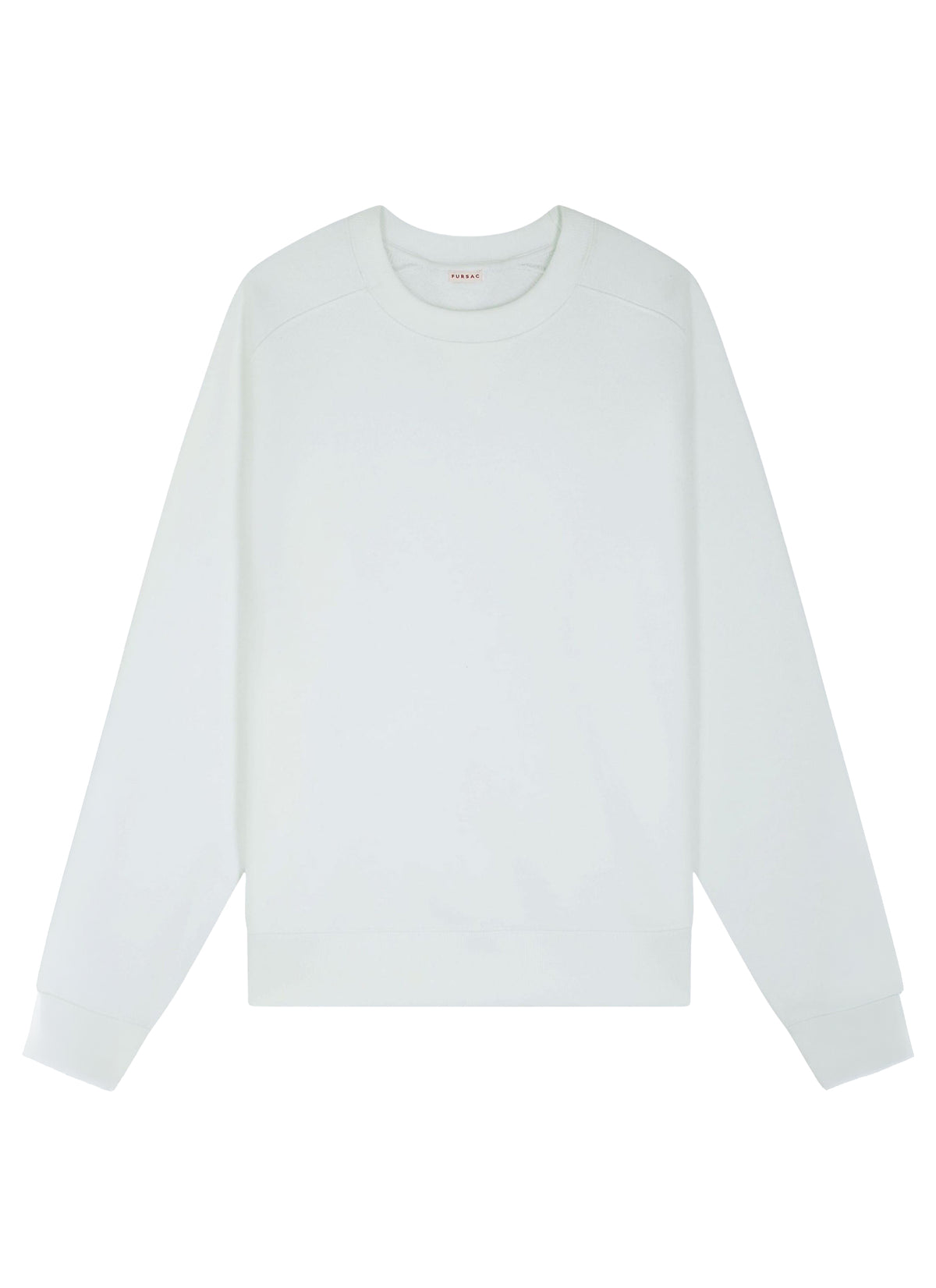 Sweatshirt en jersey de coton - Blanc