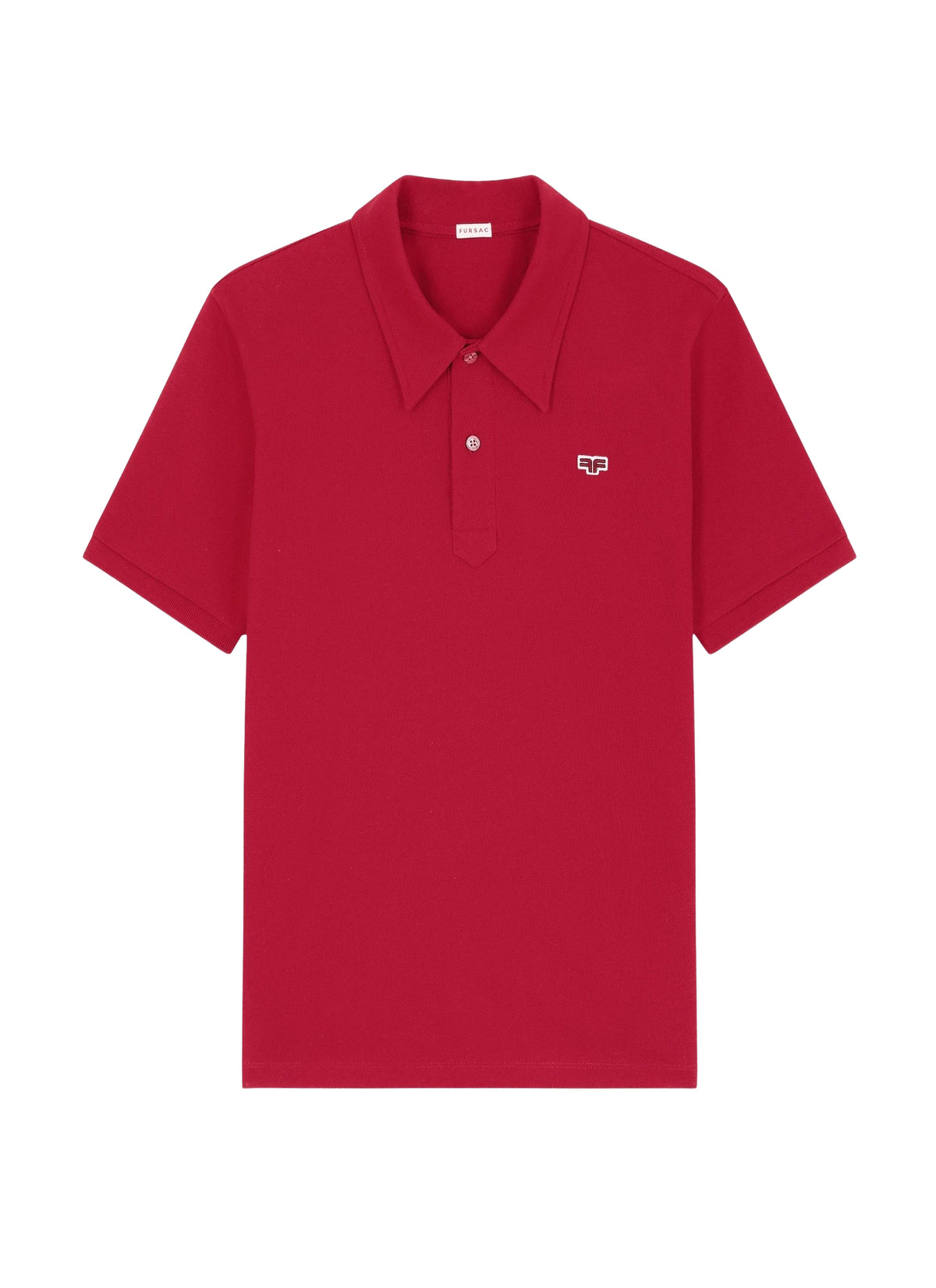 Polo en piqué de coton - Bordeaux