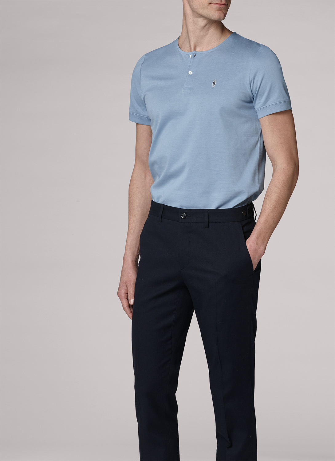 Polo à col grand-père - Persan