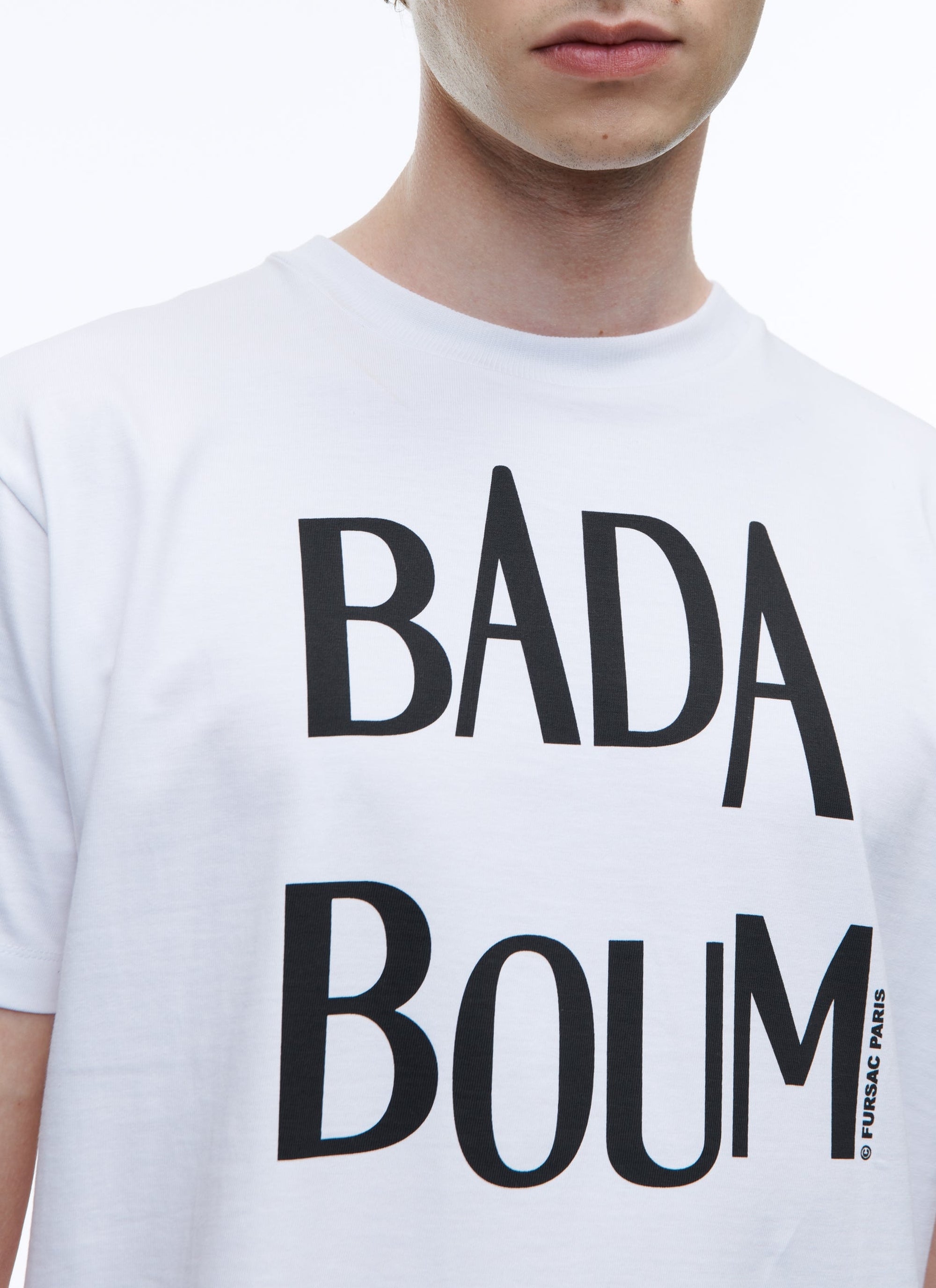 Badaboum printed T-shirt - White