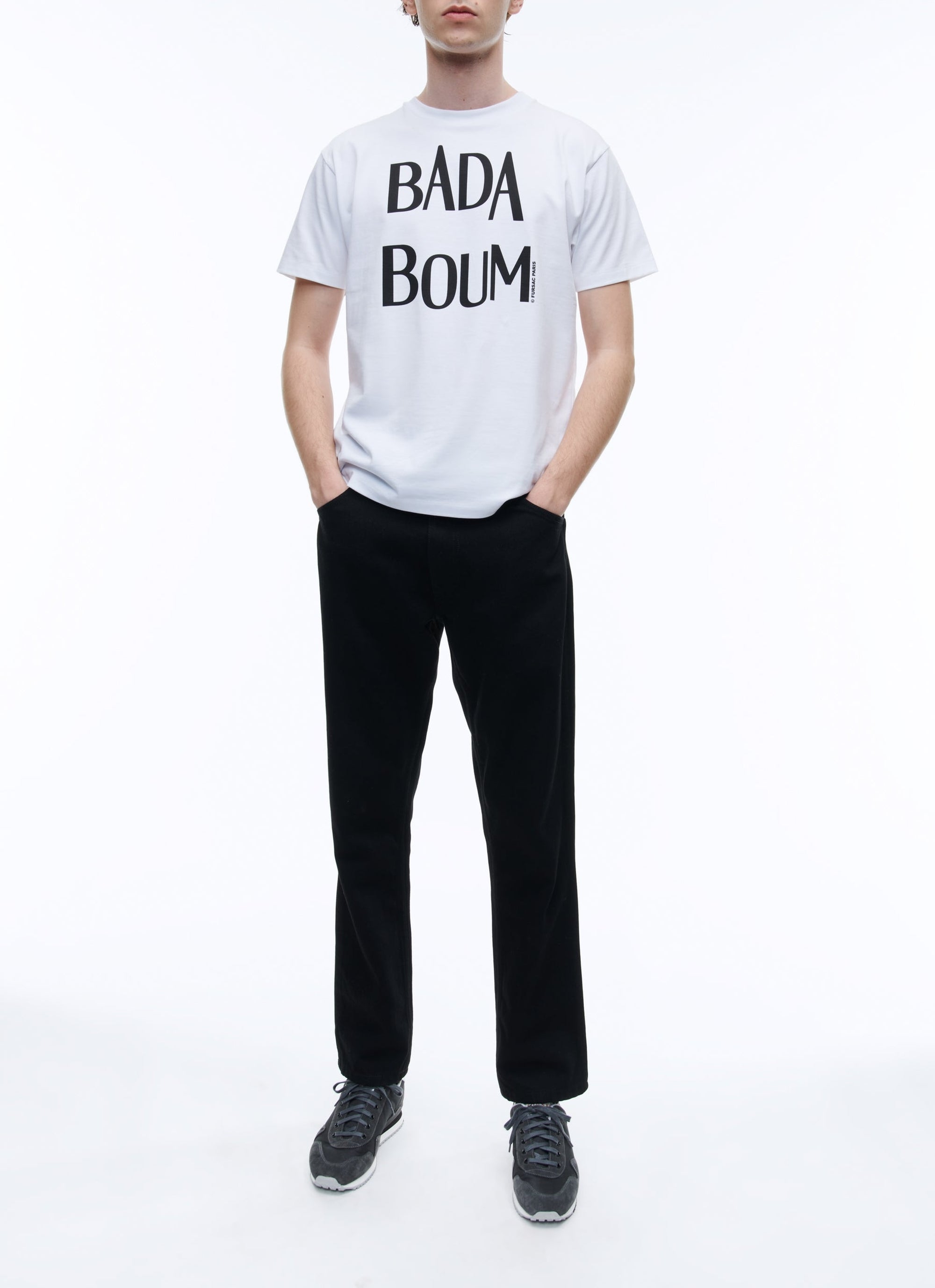 Badaboum printed T-shirt - White