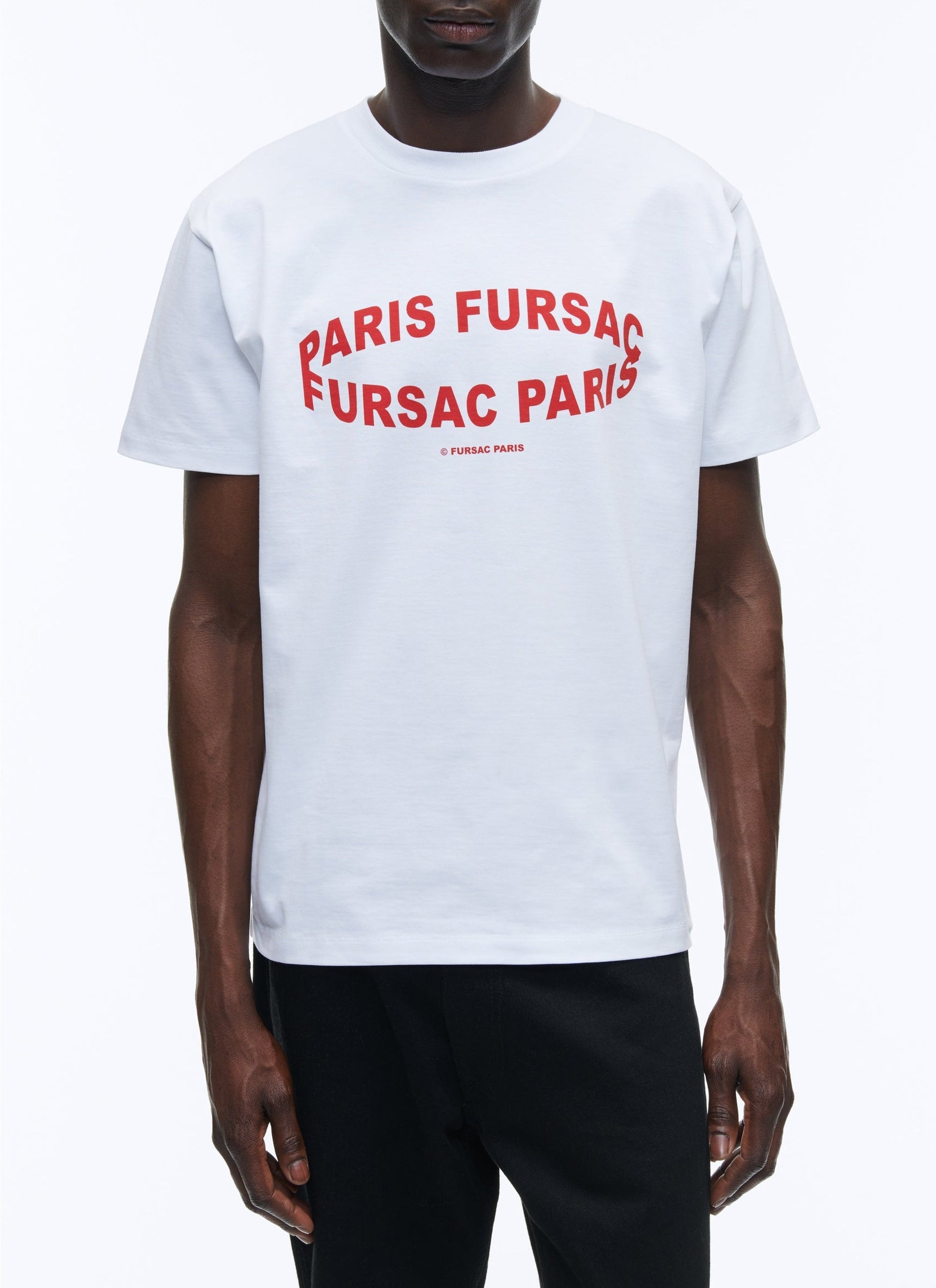 T-shirt imprimé Ellipse - Blanc