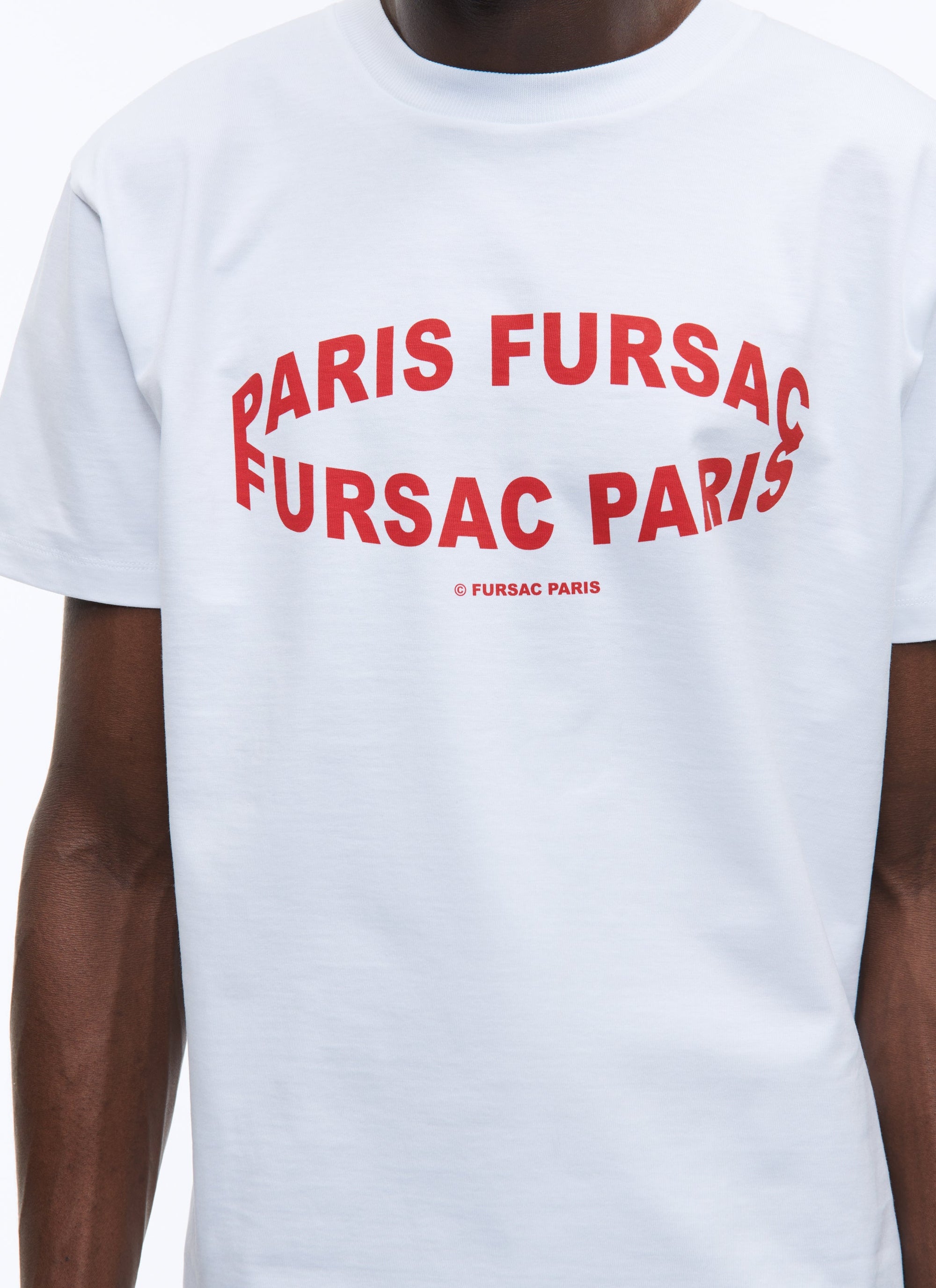 T-shirt imprimé Ellipse - Blanc