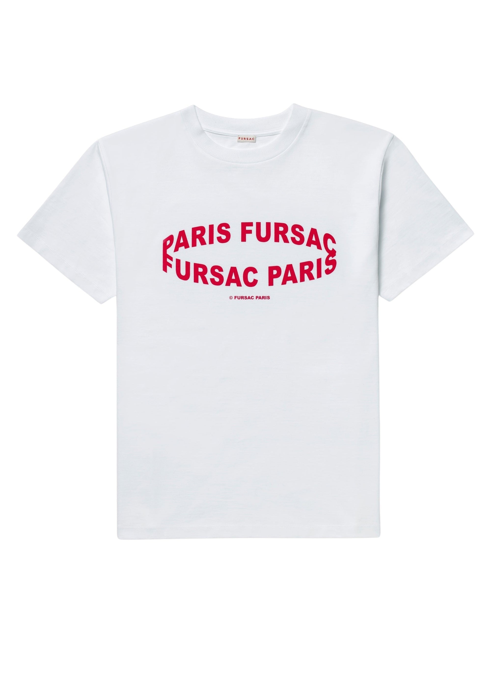 T-shirt imprimé Ellipse - Blanc