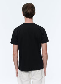 Fursac print cotton T-shirt - Black