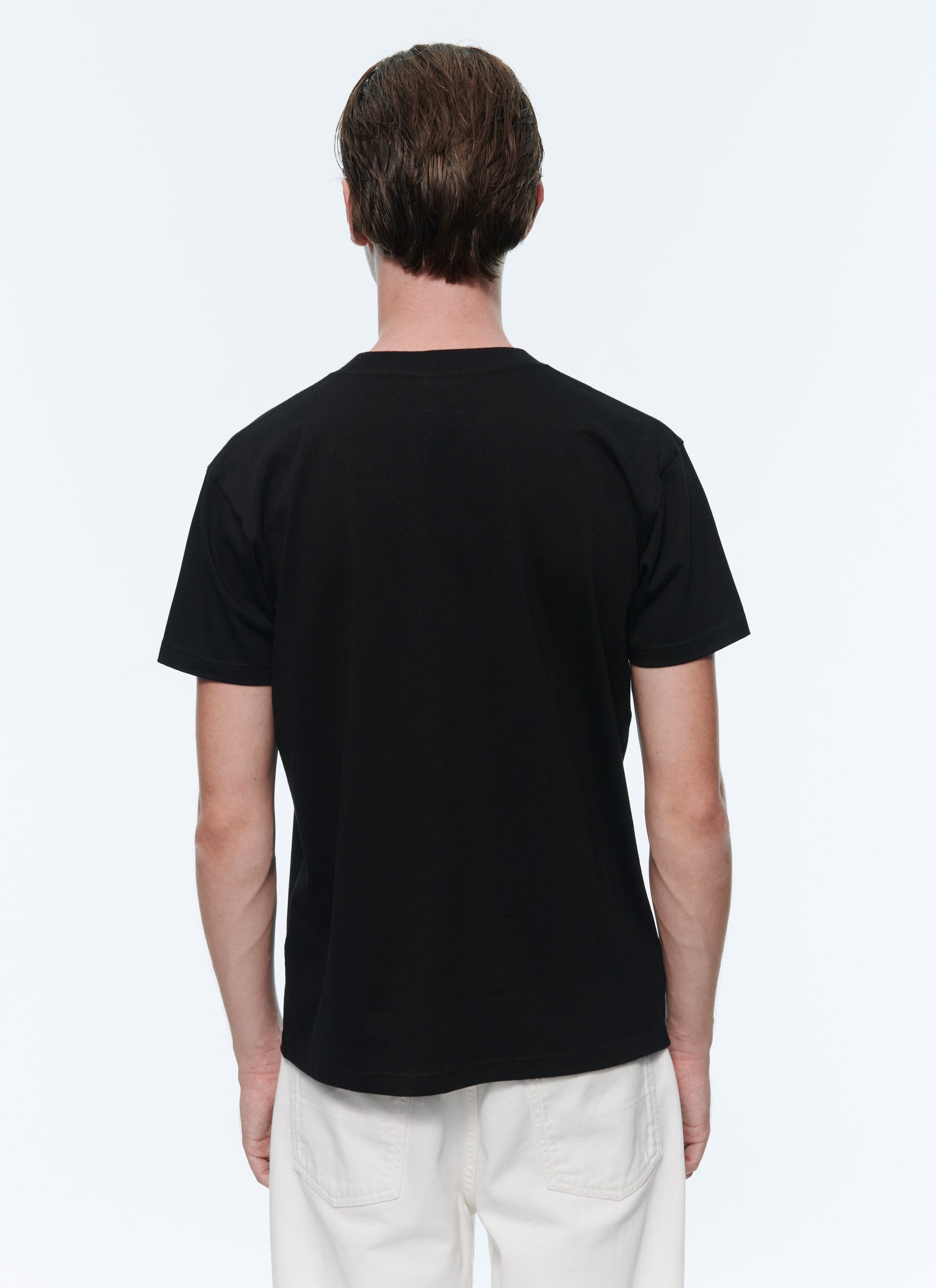 Fursac print cotton T-shirt - Black