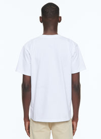 T-shirt en jersey de coton imprimé - Blanc