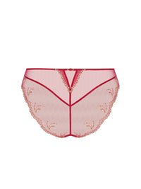 Éblouissante Icône Silk Panties - Ruby Gold