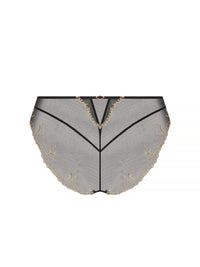 Éblouissante Icône Silk Panties - Nuit Gold