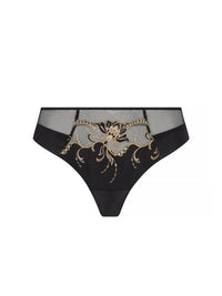 Éblouissante Icône Silk Panties - Nuit Gold