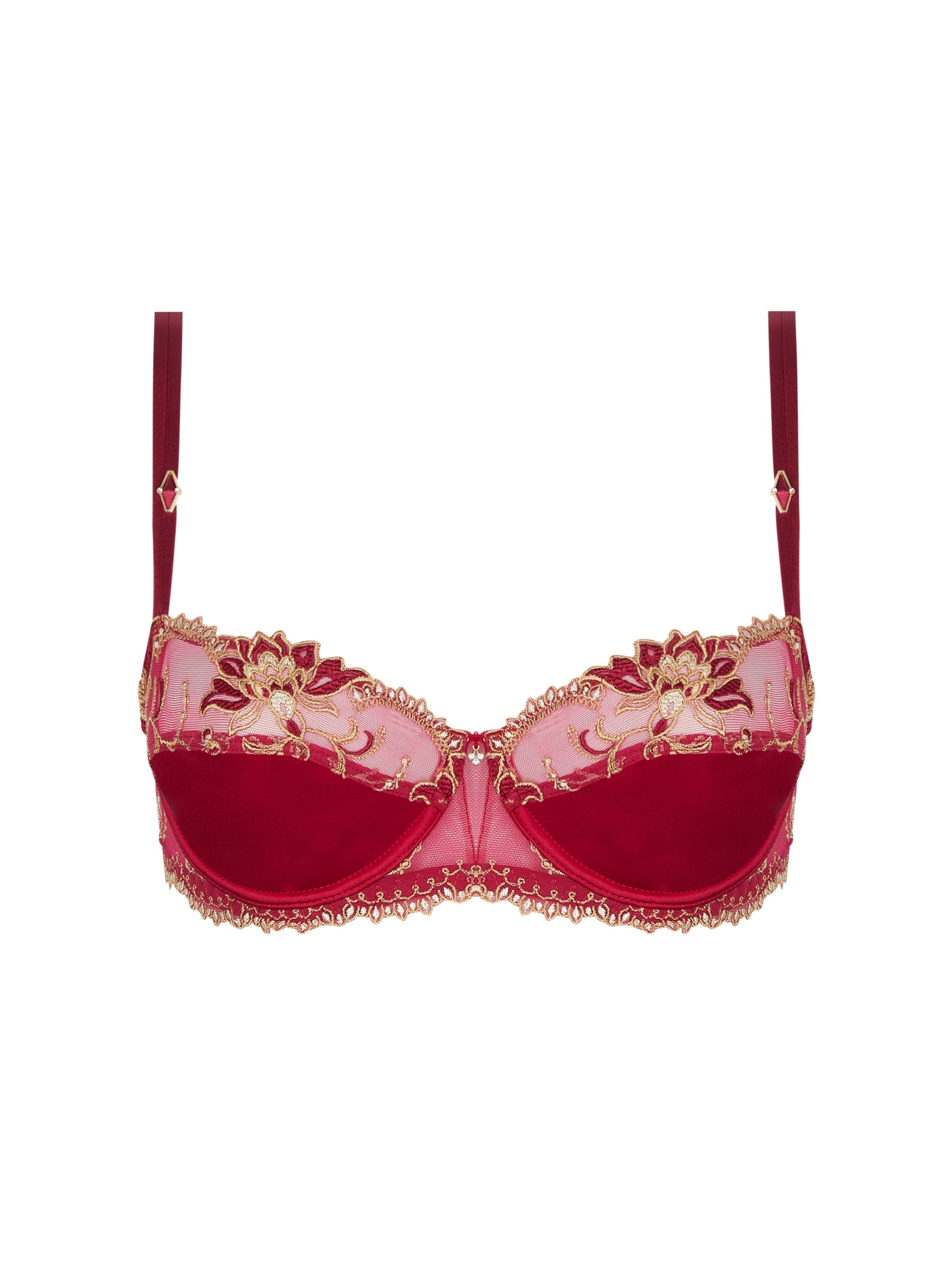 Éblouissante Icône balconet Bra - Ruby Gold