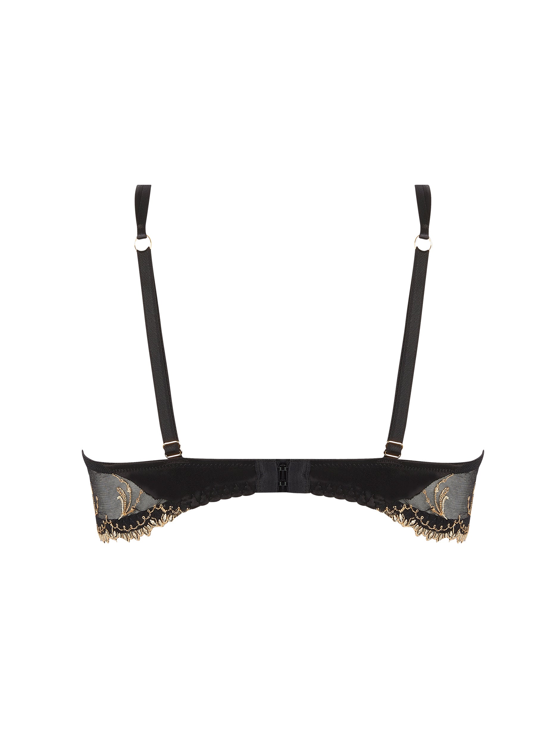 Soutien-gorge balconnet Éblouissante Icône - Or Nuit