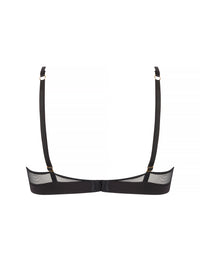 Éblouissante Icône silk blend triangle bra - Nuit Gold