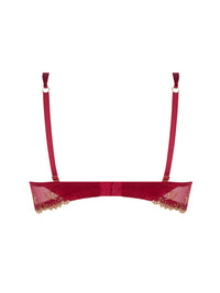 Soutien-gorge Éblouissante balconnet en soie mélangée - Or Rubis