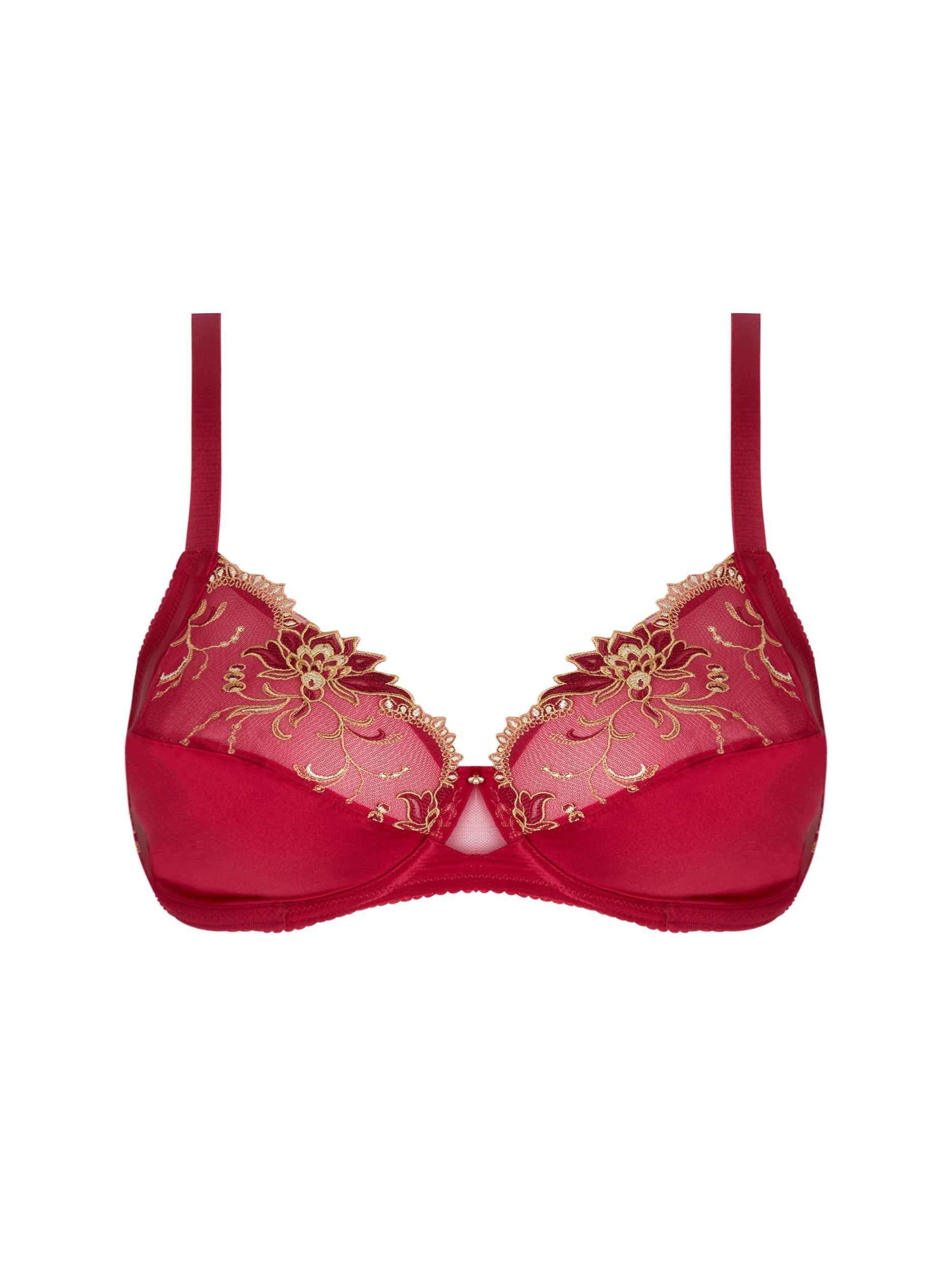 Éblouissante Icône balconet Bra - Ruby Gold