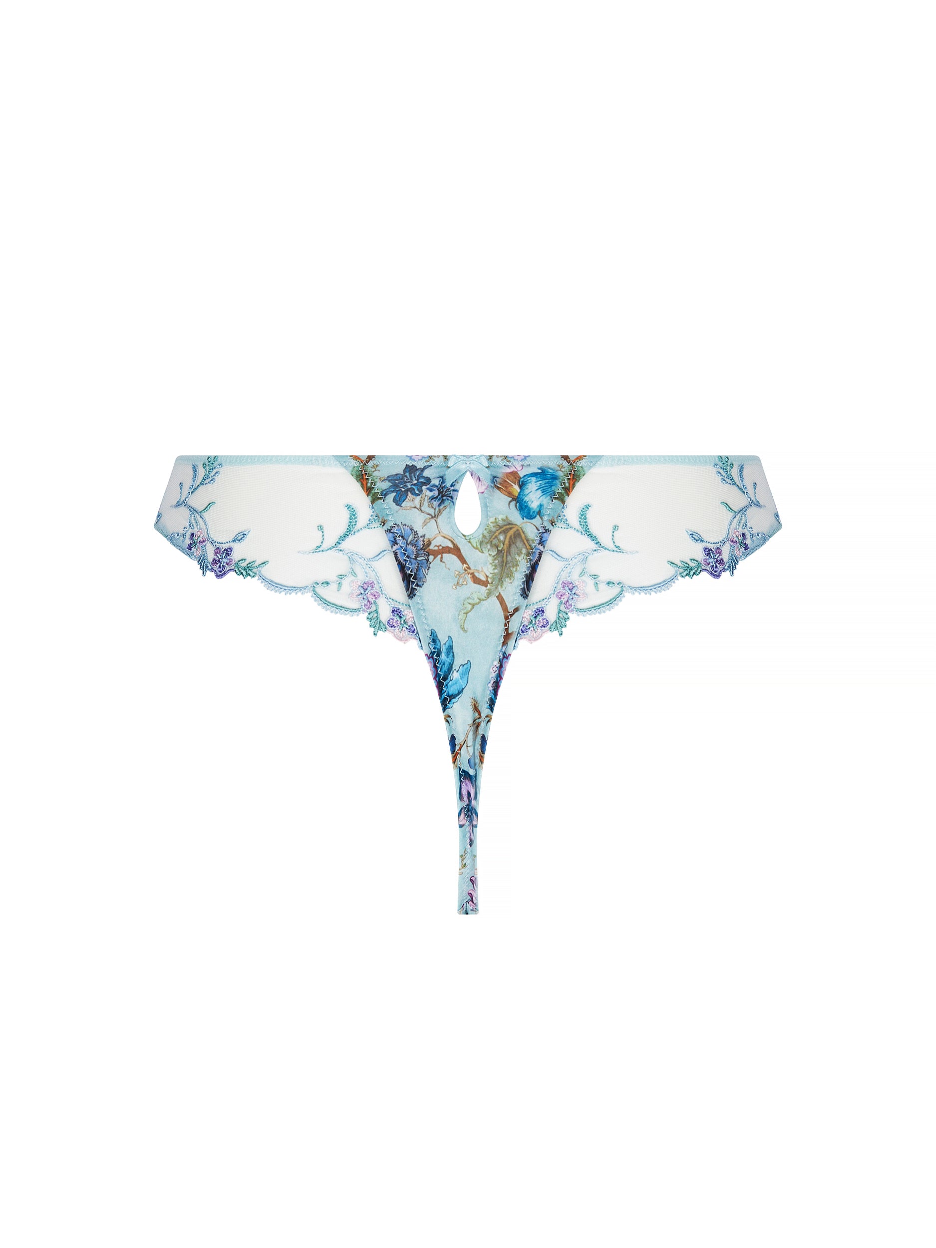 Rêve en Fleurs printed Dream G-string - Rêve Opale