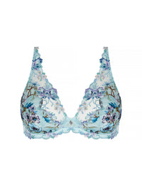 Rêve en Fleurs printed triangle bra - Rêve Opale