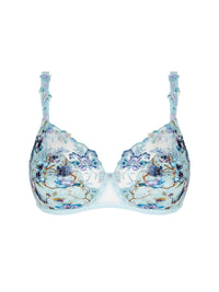 Rêve en Fleurs printed balconnet bra - Rêve Opale
