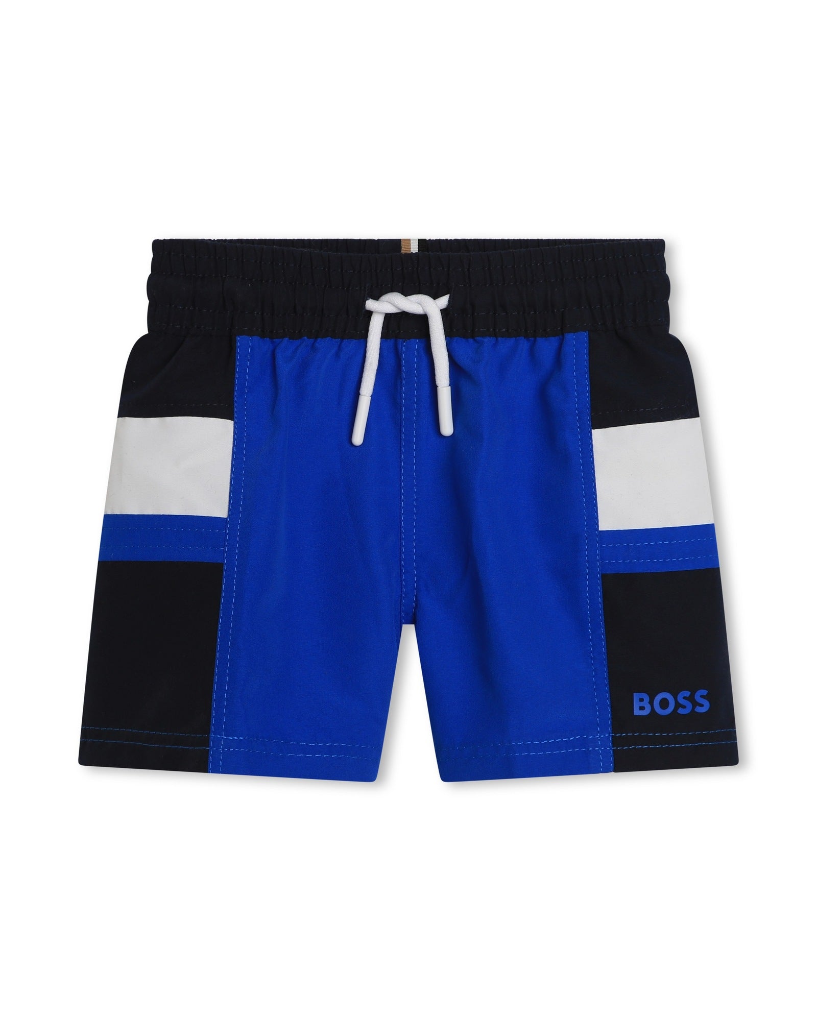 Short de bain à taille élastiquée - Bleu Vif