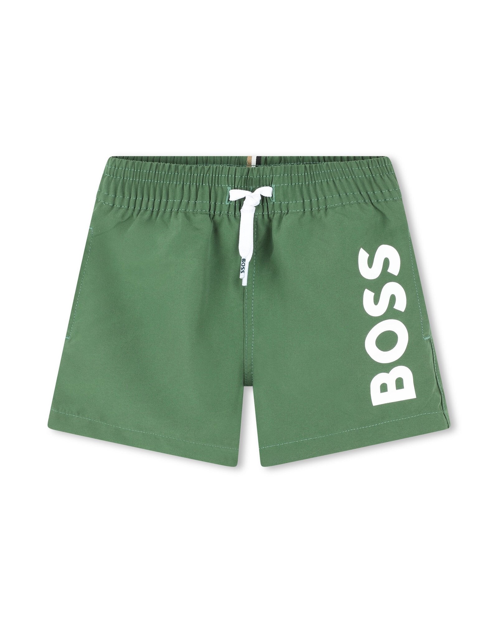 Short de bain à taille élastiquée - Fougere
