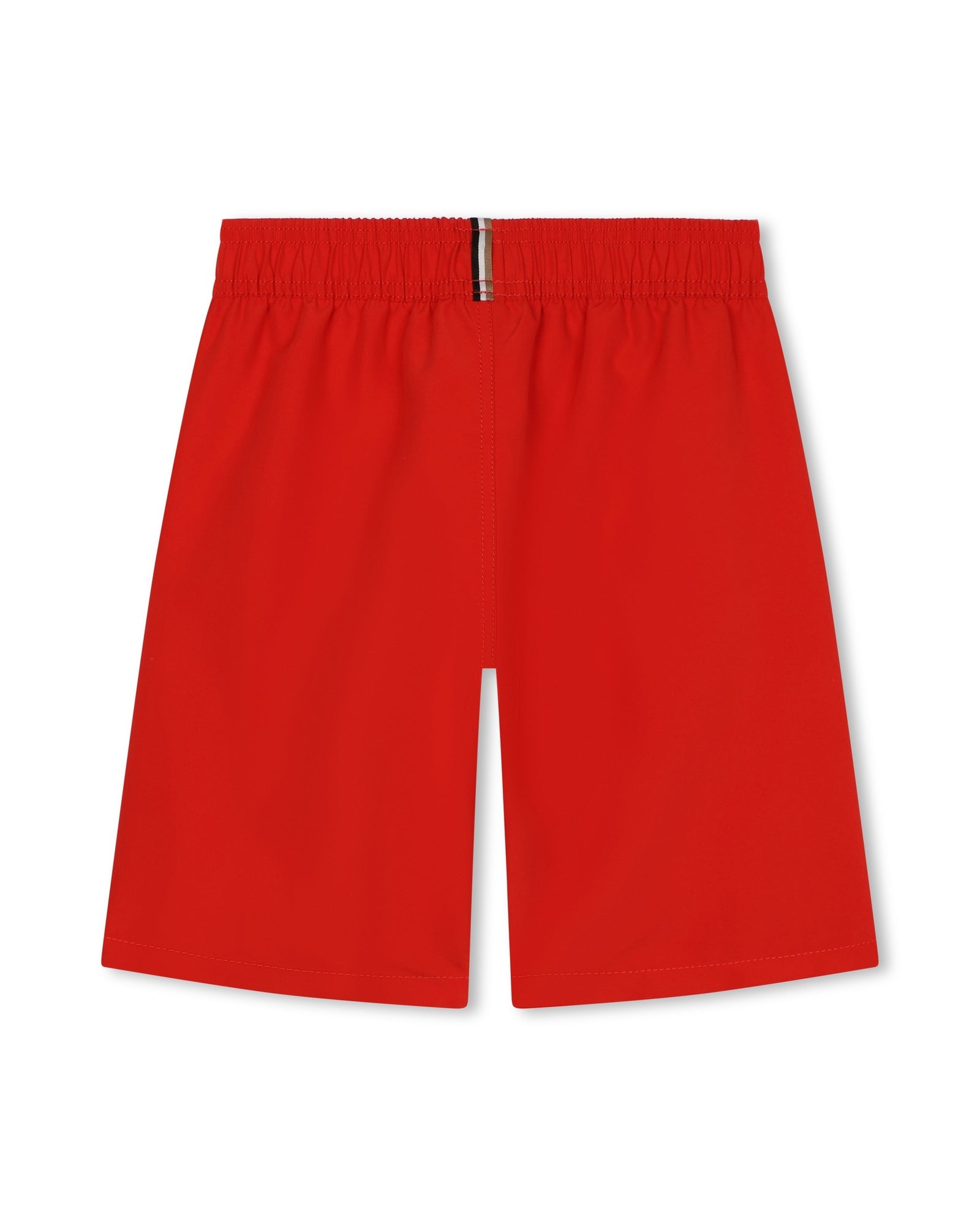 Short de bain à taille élastiquée - Rouge Vif