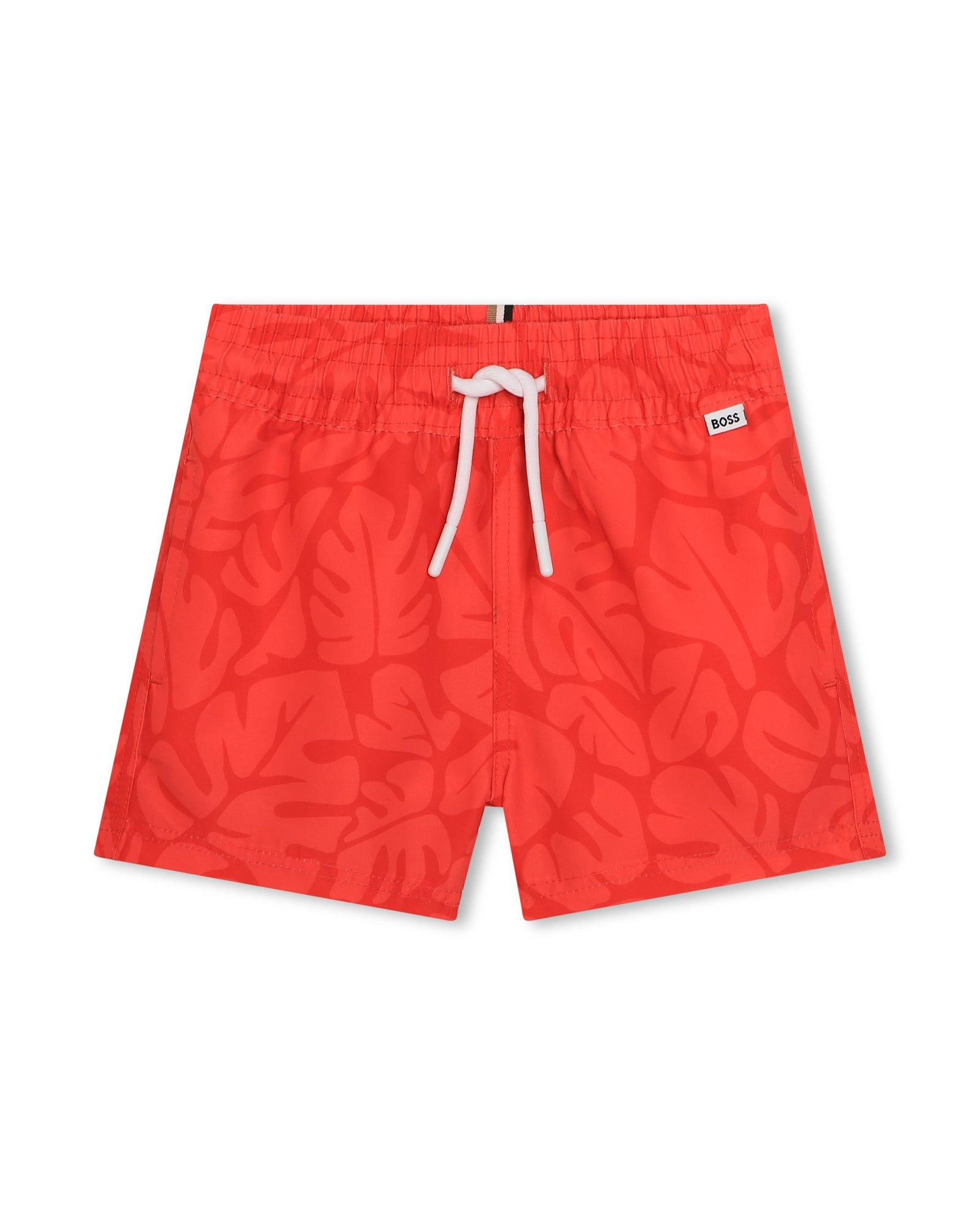Swimming shorts with elasticated waistband - Rouge Vif