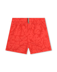 Swimming shorts with elasticated waistband - Rouge Vif