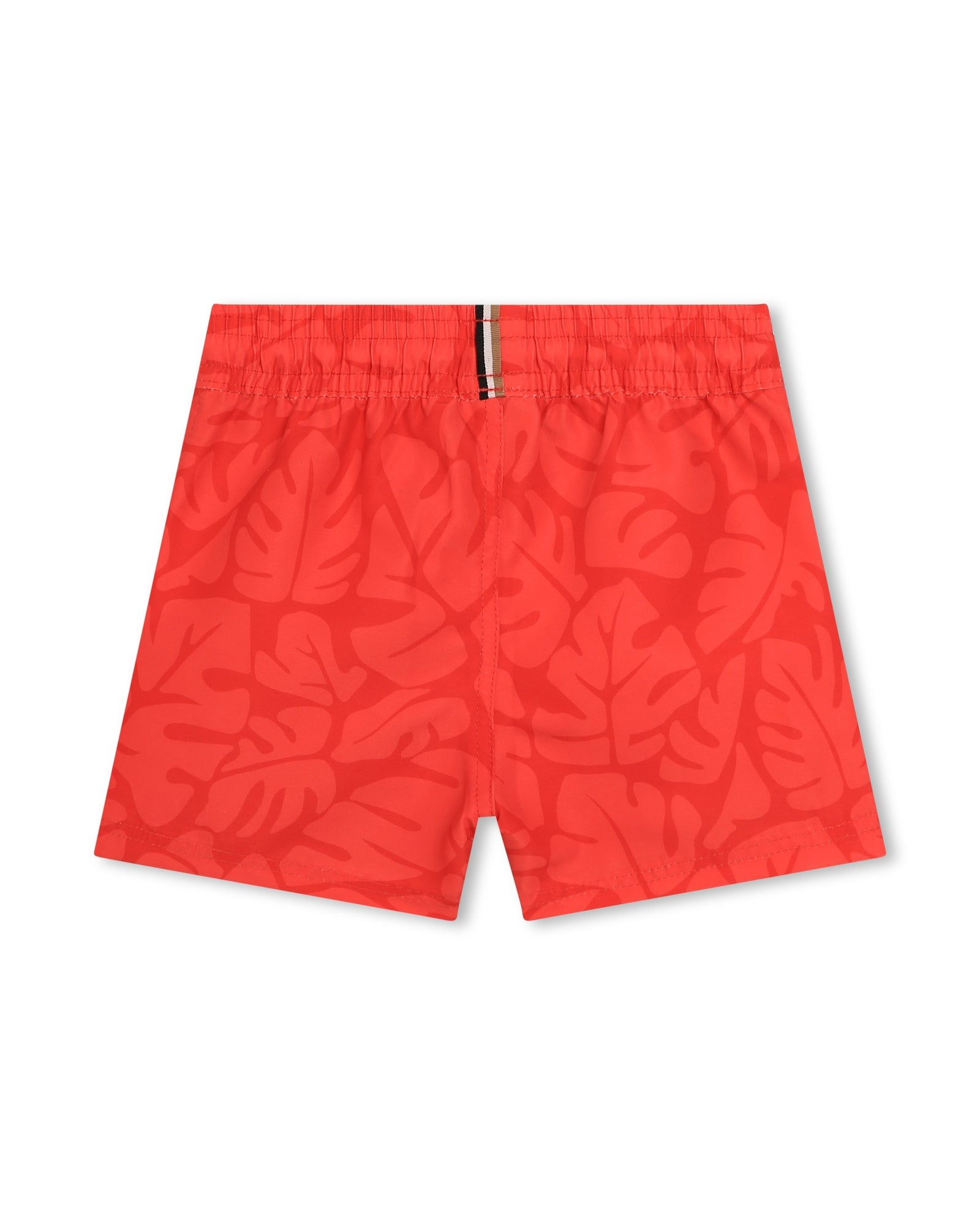 Swimming shorts with elasticated waistband - Rouge Vif