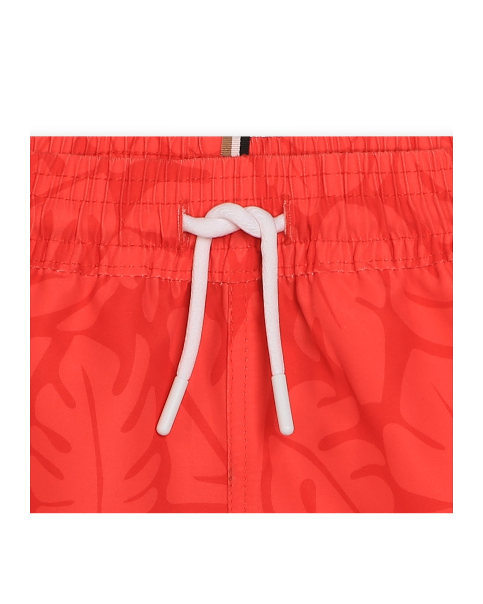 Swimming shorts with elasticated waistband - Rouge Vif
