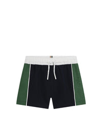 Short de bain à imprimé - Bleu Cargo