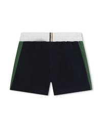 Short de bain à imprimé - Bleu Cargo