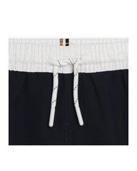 Short de bain à imprimé - Bleu Cargo