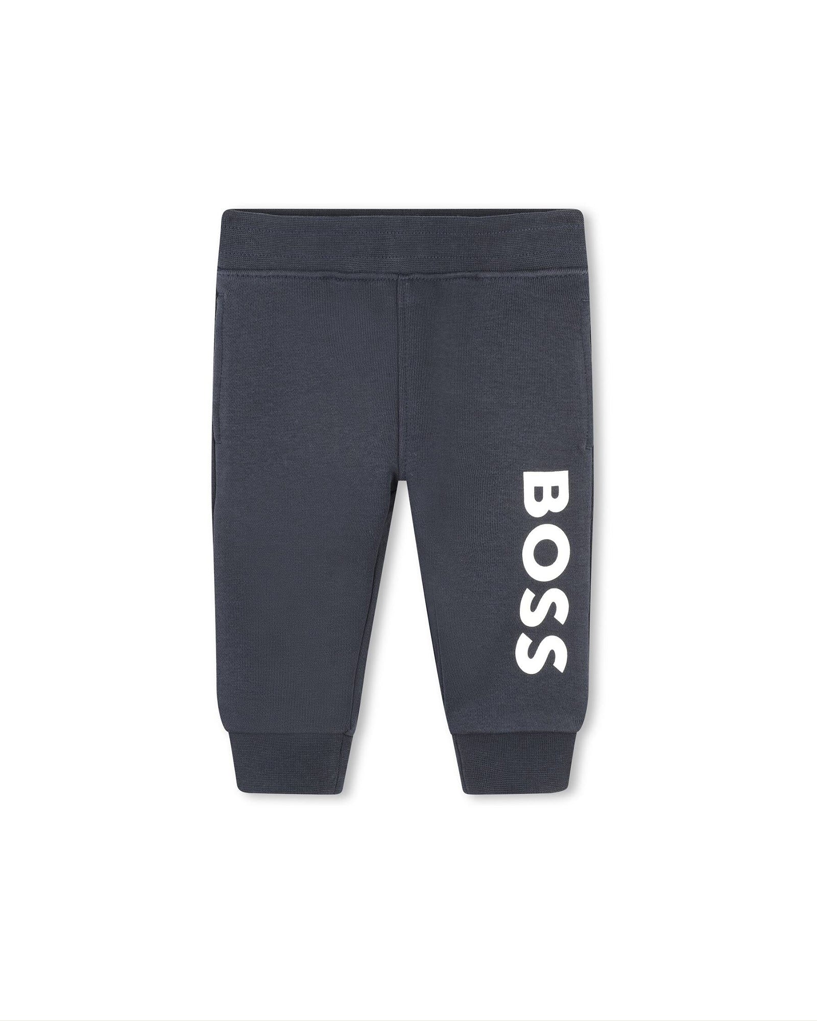Pantalon à taille élastiquée - Bleu Cargo