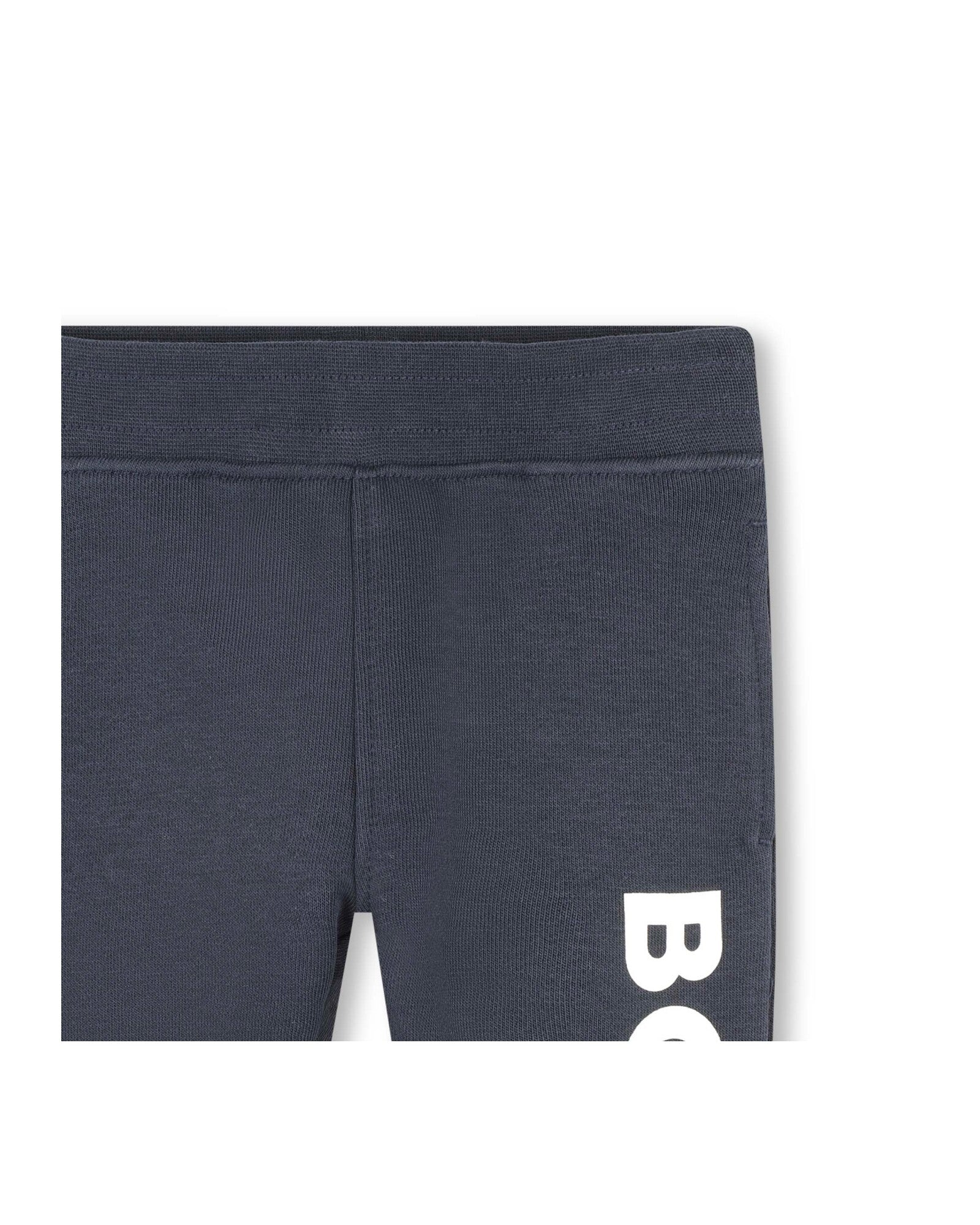 Pantalon à taille élastiquée - Bleu Cargo