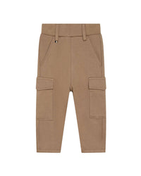 Elasticated-waist trousers - Cookie
