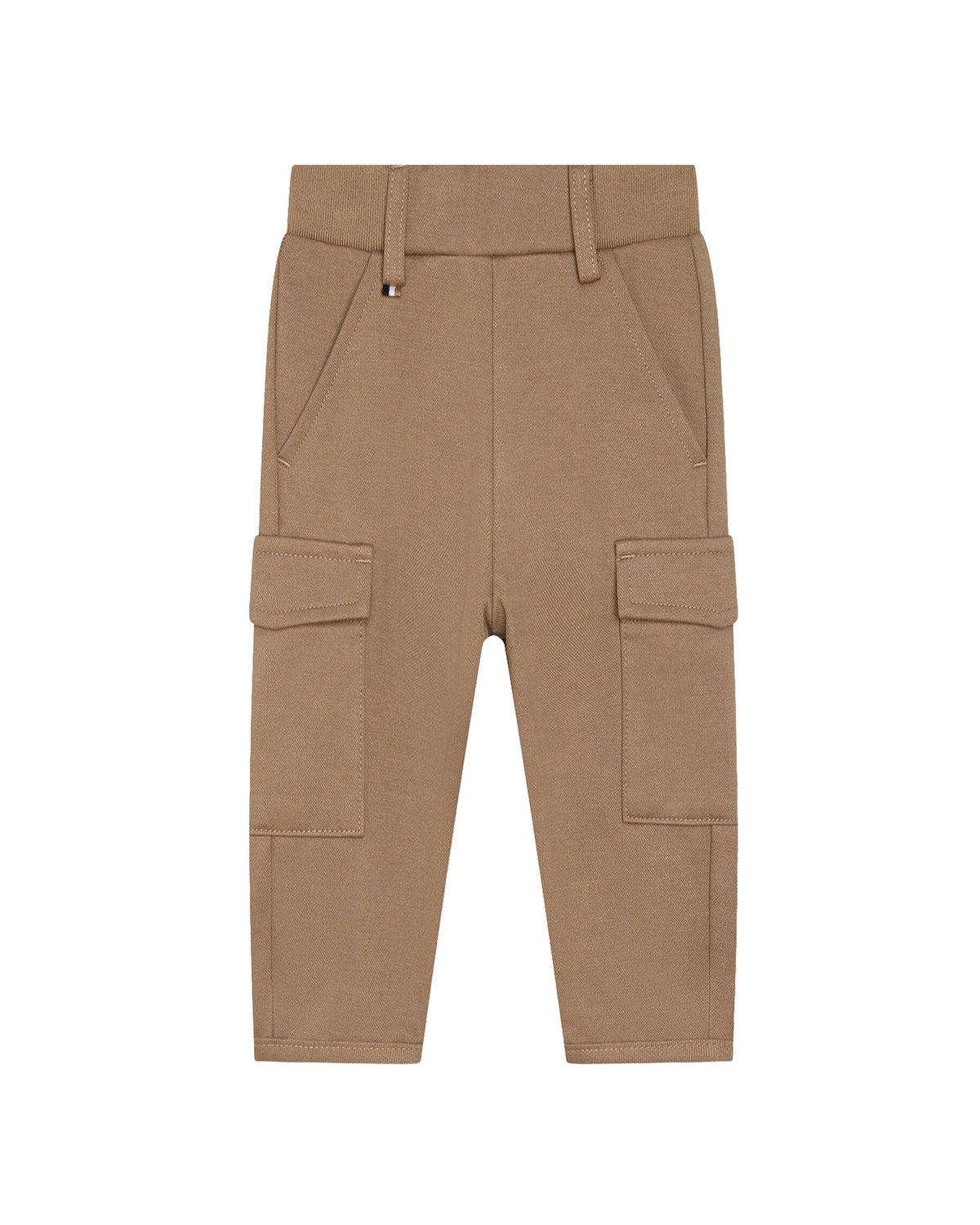 Elasticated-waist trousers - Cookie