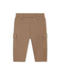 Elasticated-waist trousers - Cookie