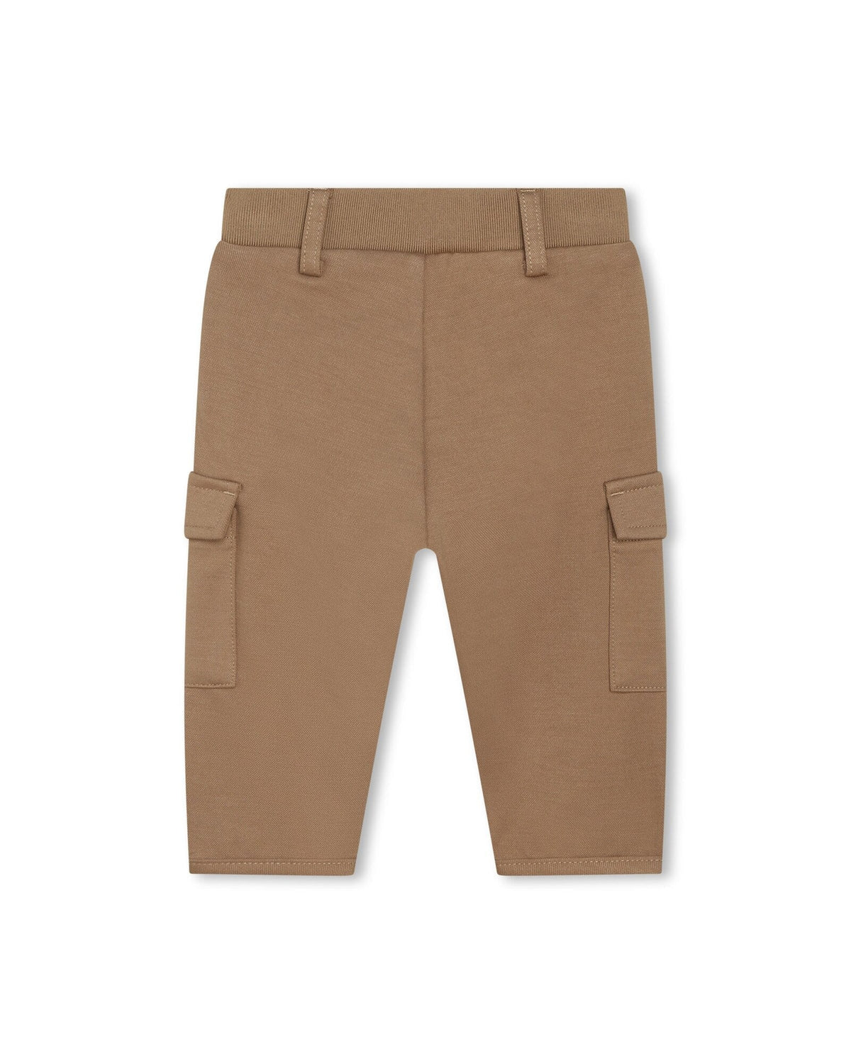 Elasticated-waist trousers - Cookie